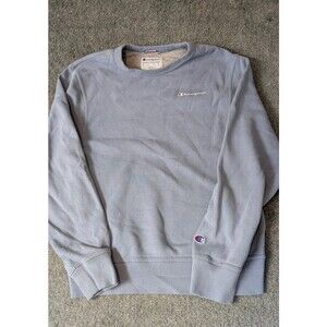 Champion Sweatshirt Authentic Athleticwear Women's Small Blue Long Sleeve